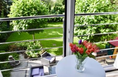 2 rooms with sauna, fitness and beautiful garden