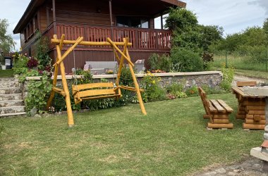 Domek leniskowy na Mazurach nad jeziorem powiat Giżycko