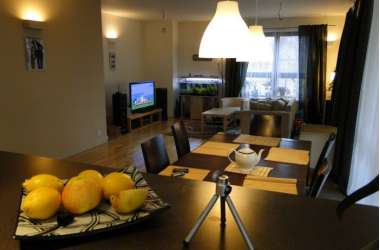 Modern and comfortable 3 bedrooms Apartment with big living room in Warsaw for rent during Euro 2012